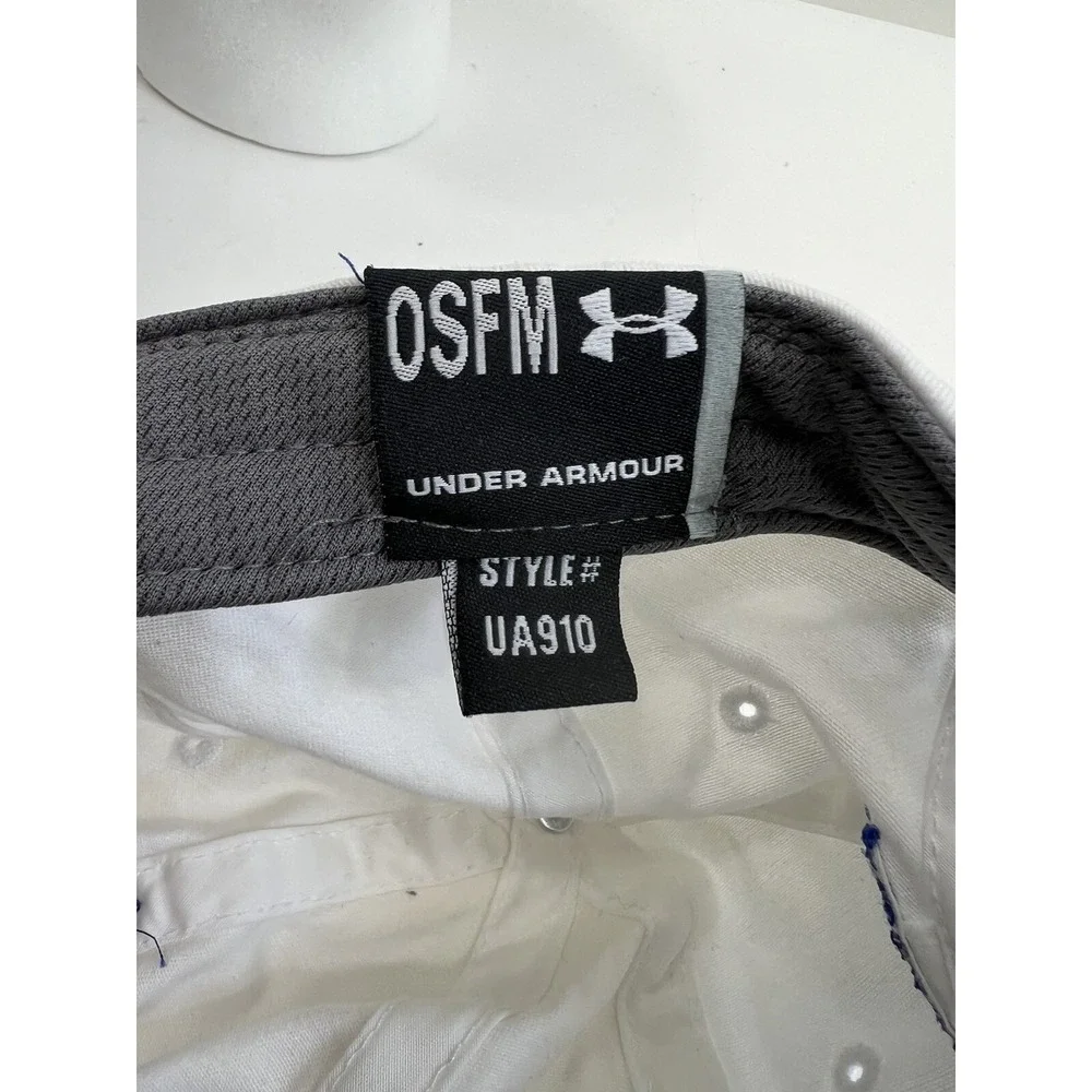 Under Armour Baseball Hat Cap Womens One Size Blue Logo OSFM IMG Academy